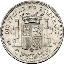 2 pesety 1870  SNM 