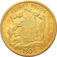 20 Pesos 1906 So  