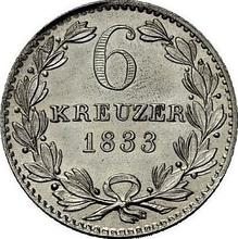 6 Kreuzers 1833  D 