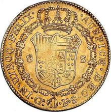 8 escudo 1821 G FS 