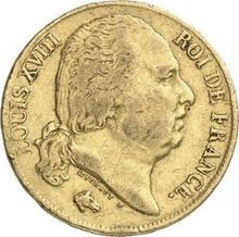 20 francos 1822 H  
