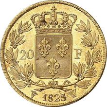 20 Francs 1825 W  