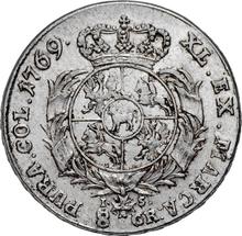 Двузлотовка (8 грошей) 1769  IS 