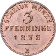 3 Pfennige 1873 B  