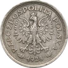1 złoty 1928    "Wieniec dębowy" (PRÓBA)