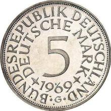 5 марок 1969 G  