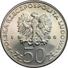 50 Zlotych 1980 MW   "Bolesław I der Tapfere" (Probe)