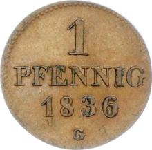 1 пфенниг 1836  G 