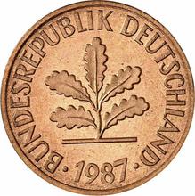 2 Pfennig 1987 G  
