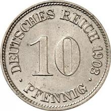 10 fenigów 1903 D  