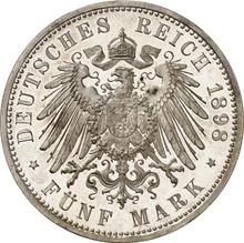 5 marcos 1898 A   "Prusia"