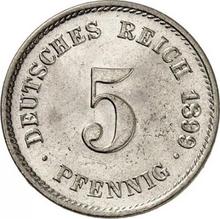 5 Pfennige 1899 G  