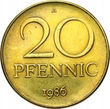 20 Pfennige 1986 A  