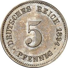 5 fenigów 1894 F  