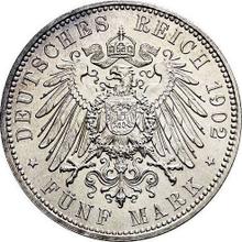 5 марок 1902 E   "Саксония"