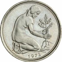 50 Pfennig 1972 J  