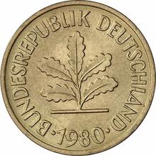 5 Pfennig 1980 D  