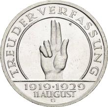5 reichsmark 1929 G   "Konstytucja"