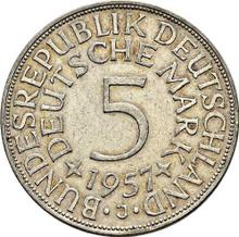 5 марок 1957 J  