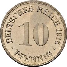 10 Pfennige 1916 D  