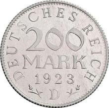 200 марок 1923 D  