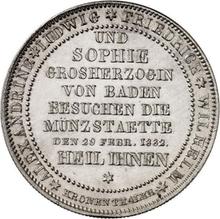 Tálero 1832    "Visita a la casa de moneda"