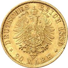 20 марок 1880 J   "Гамбург"