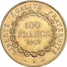 100 francos 1907 A  