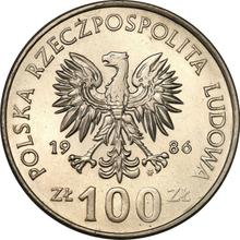 100 Zlotych 1986 MW  SW "Wladysław I Lokietek" (Pattern)