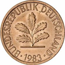 1 Pfennig 1983 D  