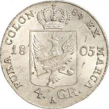 4 гроша 1805 A   "Силезия"