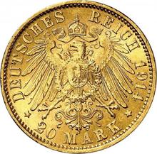 20 марок 1914 F   "Вюртемберг"
