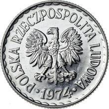 1 złoty 1974 MW  