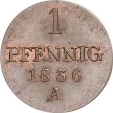 1 fenig 1836 A  