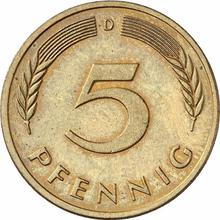 5 Pfennig 1994 D  