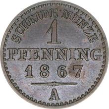 1 fenig 1867 A  
