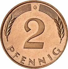 2 Pfennig 1986 G  