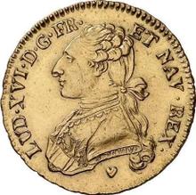 Podwójny Louis d'Or 1775 BB  