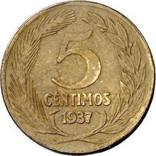 5 centimos 1937    (PRÓBA)