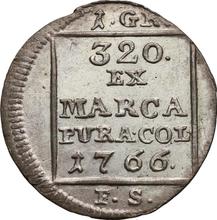 Сребреник (1 грош) 1766  FS 