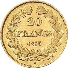 20 франков 1835 W  