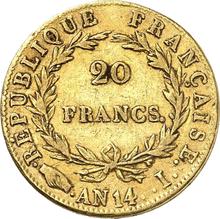 20 франков AN 14 (1805-1806) I  