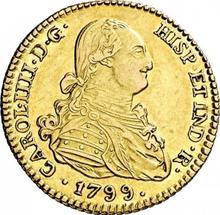 2 escudo 1799 M AJ 
