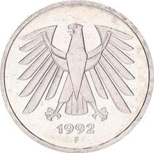 5 марок 1992 F  