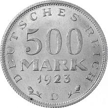 500 Mark 1923 D  