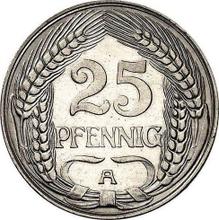 25 fenigów 1909 A  