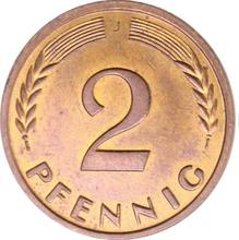 2 Pfennig 1950 J  