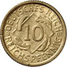 10 Reichspfennig 1934 G  