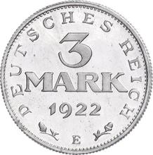 3 Mark 1922 E   "Verfassungstag"