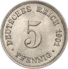 5 fenigów 1901 A  